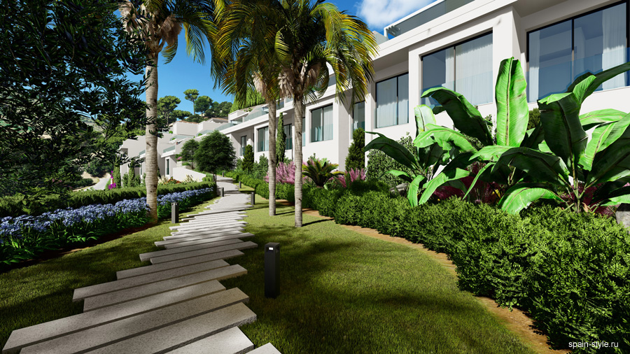  Landscaped common areas