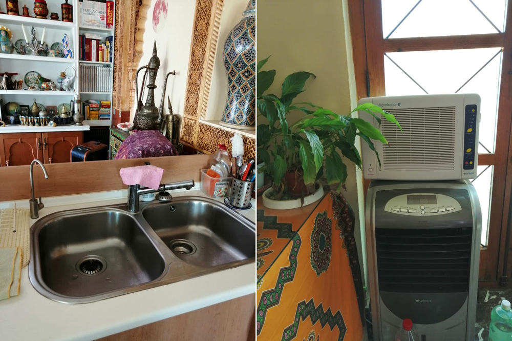 Кухня и озонатор воздуха