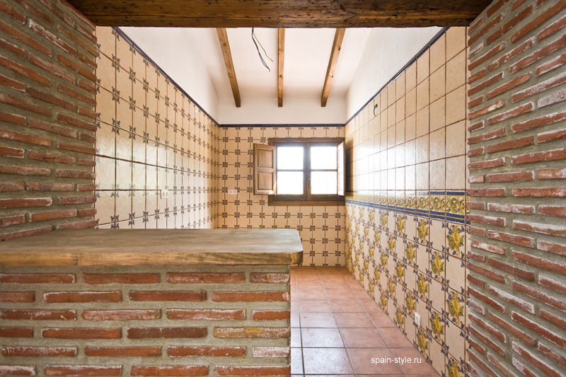  Casa rural con piscina en  Málaga,  la cocina 