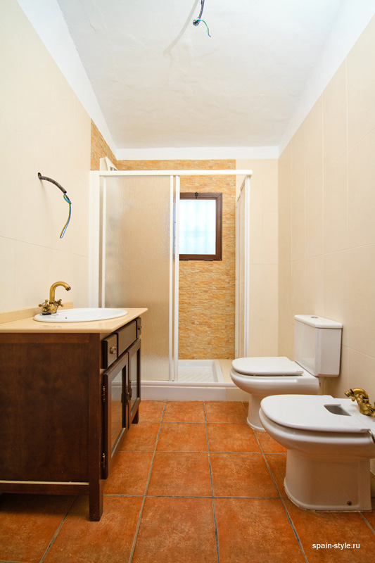 Ванная комната, Дом в горах в Малаге,  Торрокс