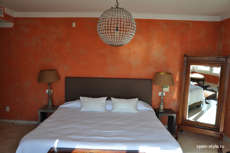 Bedroom, Holiday seaview villa in Benalmádena for 12 people 