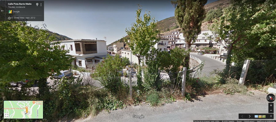 Google map Trevélez  the Alpujarras