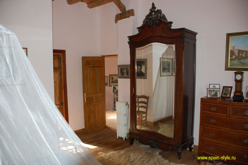 Dormitorio, Cortijo rural en Las Alpujarras