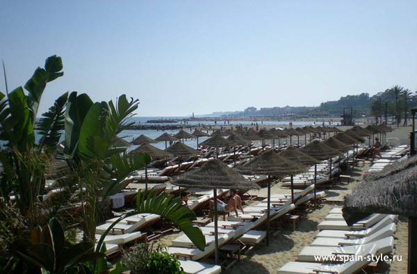 Playa en Puerto Banús
