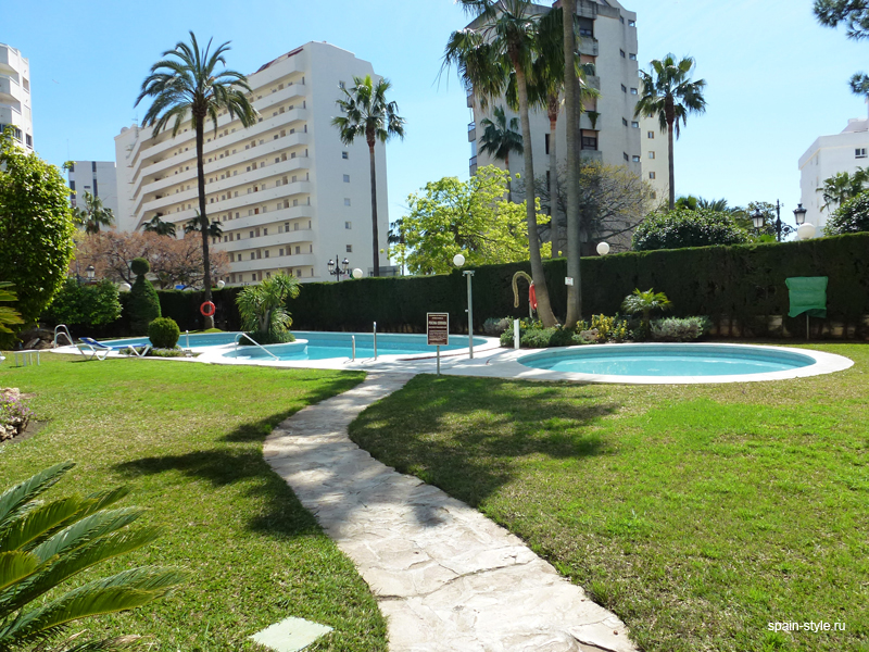 Pool, Luxury apartment for sale  in the center of Marbella
