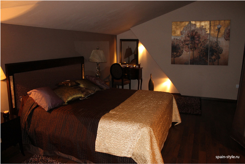 Спальня на втором этаже,  Квартира-пентхаус  в Бенальмадена Торрекебрада 
