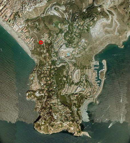 Расположение на карте Ла Эррадура Пунта-де-ля-Мона 
