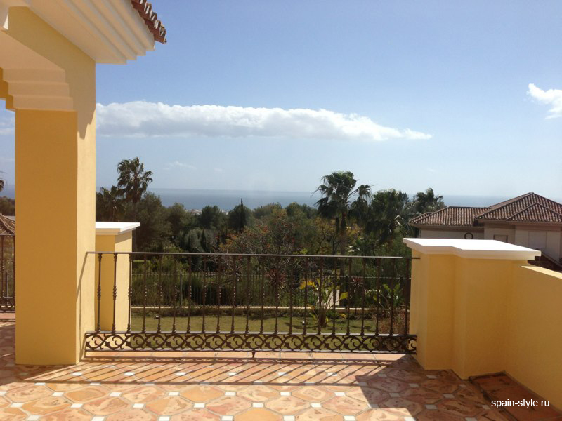 Terraza,   Villa de lujo en Marbella 
