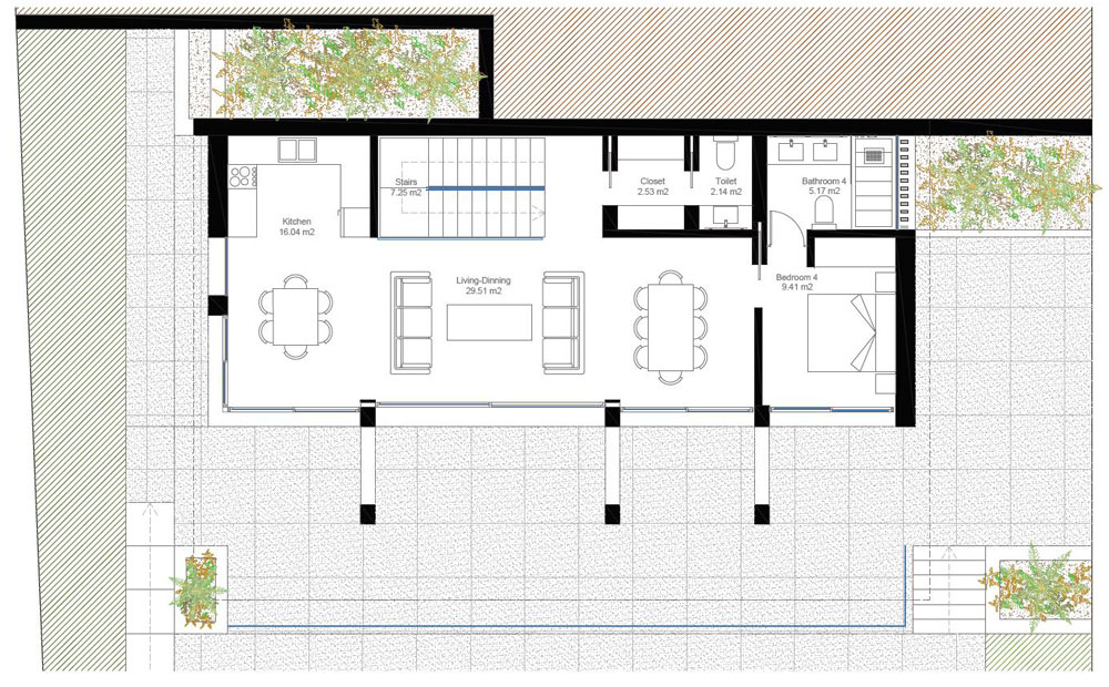 Ground floor, New second line golf villa in Estepona