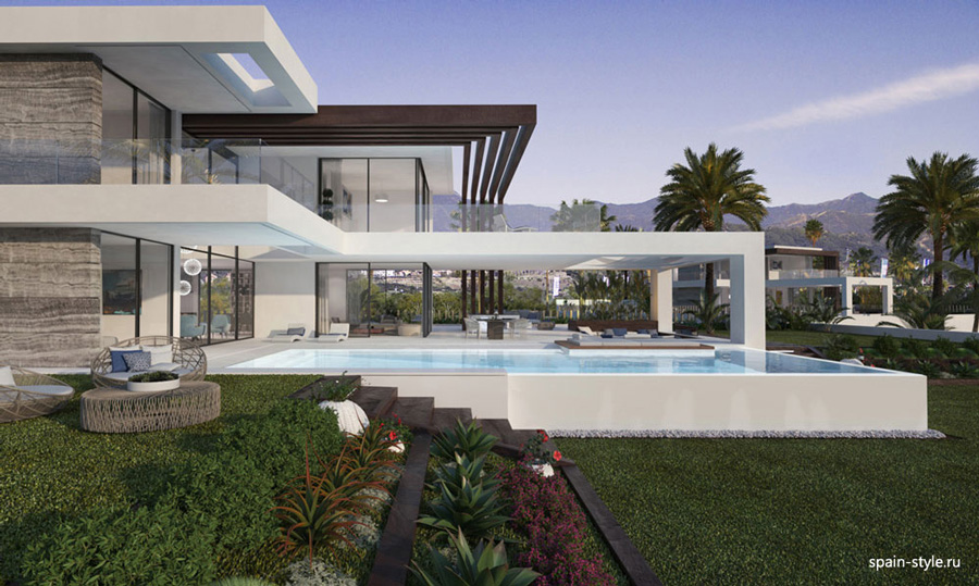 Luxury sea view villas  in the New Golden Mile 