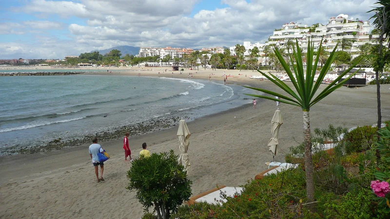 Playa Puerto Banús en Marbella