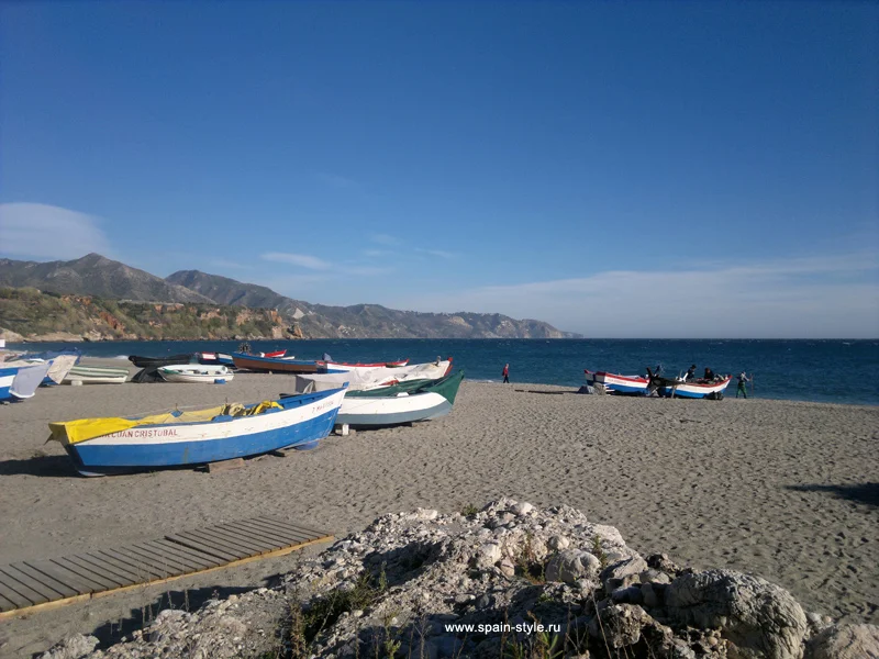 Barcos en la playa