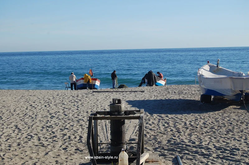 Barcos en la playa
