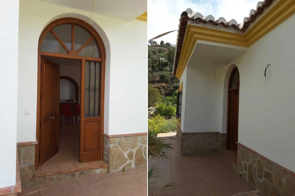 Entrada a la casa