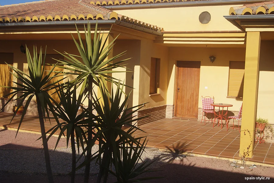 Entrada a la villa