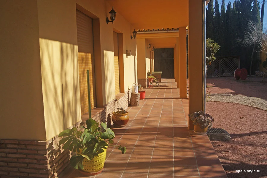 Terraza en planta baja