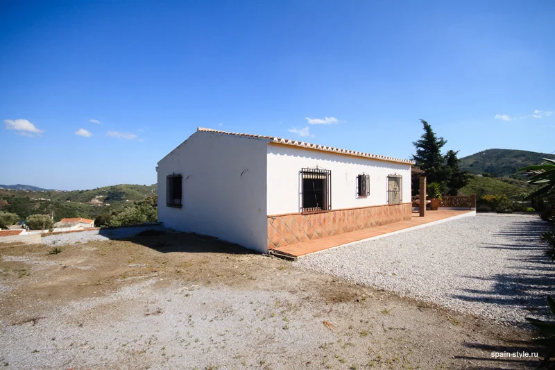 Vista de la casa