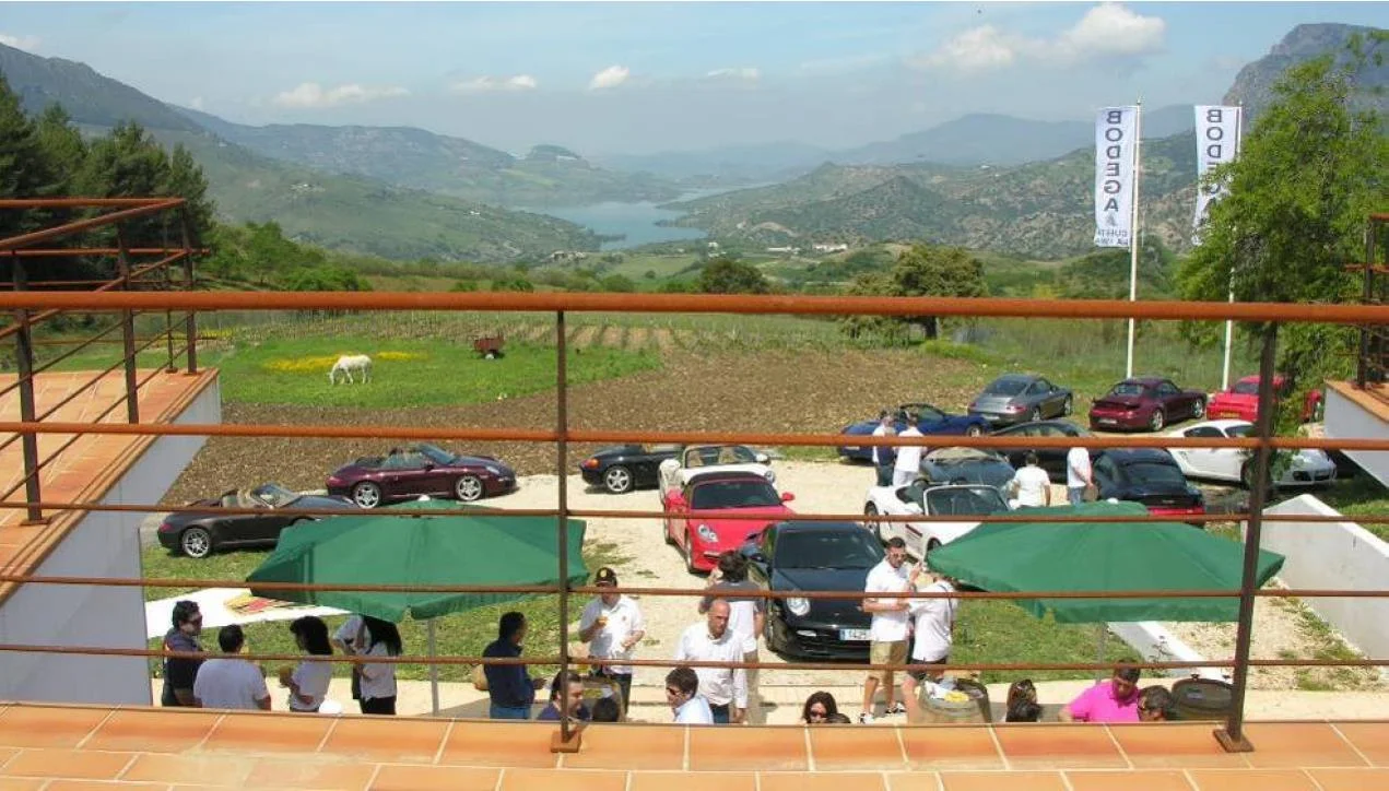 Visitantes de la bodega