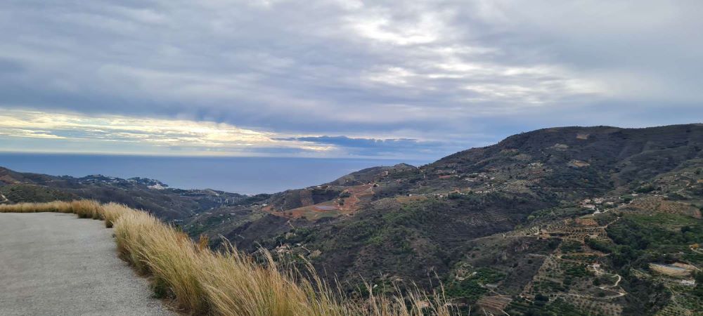 Vista al mar desde la parcela