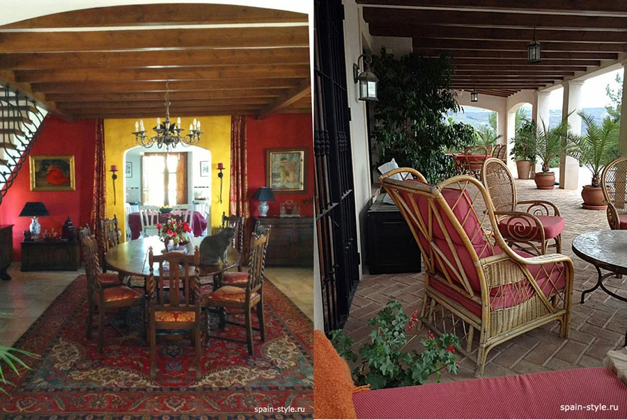 Casa principal, Salón