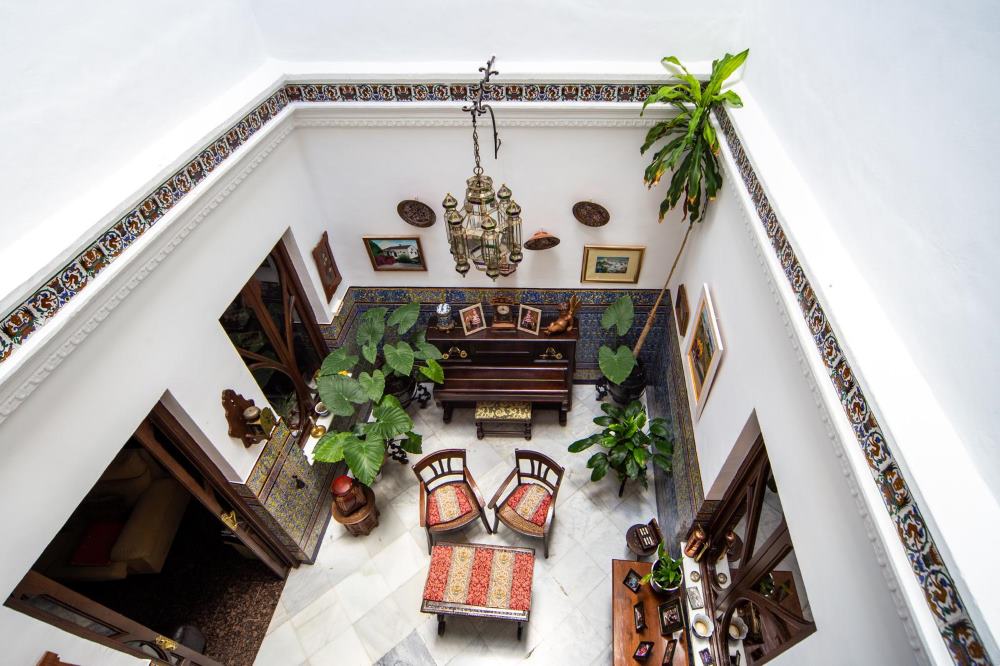 Vista desde la escalera a la primera planta