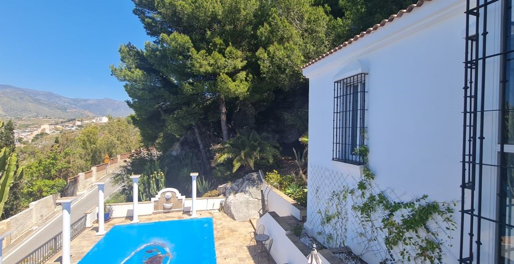   Pool and sea view 